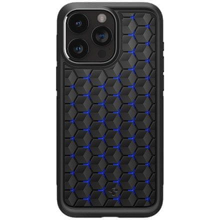 Spigen Kryt na mobil Cryo Armor na Apple iPhone 15 Pro Max - černý/ modrý