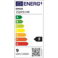 EMOS Chytrá LED žárovka ZQW514R GoSmart A60 9 W E27 Wi-Fi RGBW