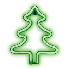 Forever Dekorativní LED osvětlení neon Vánoční strom - zelené