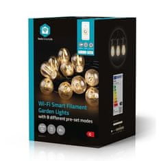 Nedis Párty osvětlení SmartLife LED Wi-Fi, 10 LED, 9 m, teplá bílá