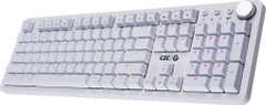 CZC.Gaming Revenant, TTC Red, herní klávesnice (CZCGK990W), biela