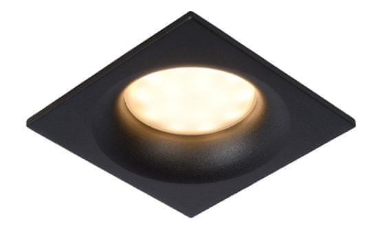 LUCIDE ZIVA - Zápustné bodové svietidlo Kúpeľňa - 1xGU10 - IP44 - Čierna
