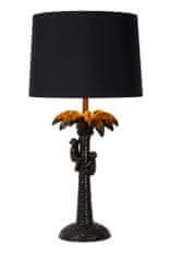 LUCIDE EXTRAVAGANZA COCONUT - Stolná lampa - Ø 30,5 cm - 1xE27 - Čierna
