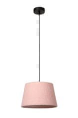LUCIDE WOOLLY - Závesné svietidlo - Ø 28 cm - 1xE27 - ružové