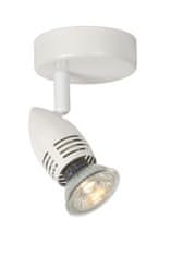 LUCIDE CARO-LED - Stropné bodové svietidlo - Ø 9 cm - LED - GU10 - 1x5W 2700K - Biele