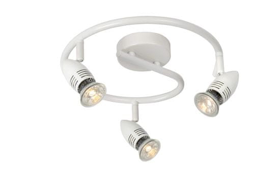 LUCIDE CARO-LED - Stropné bodové svietidlo - Ø 31 cm - LED - GU10 - 3x5W 2700K - Biele