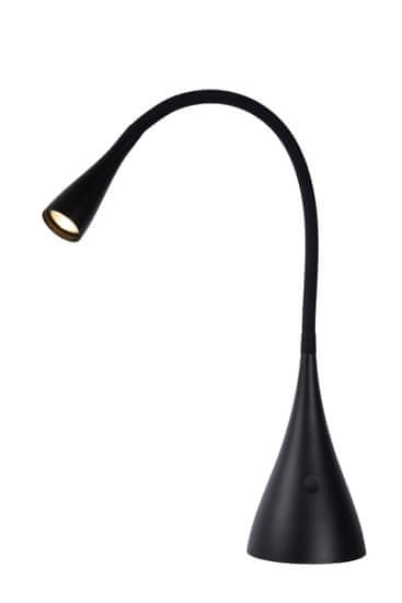 LUCIDE ZOZY - Stolná lampa - LED Dim. - 1x4W 3000K - 3 StepDim - Čierny
