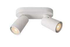 LUCIDE XYRUS - Stropné bodové svietidlo - LED Dim to warm - GU10 - 2x5W 2200K/3000K - White
