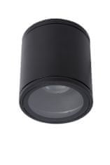 LUCIDE AVEN - Stropné bodové svietidlo Kúpeľňa - Ø 9 cm - 1xGU10 - IP65 - Čierna