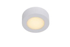 LUCIDE BRICE-LED - Zapustené stropné svietidlo Kúpeľňa - Ø 11,7 cm - LED Rozm. - 1x8W 3000K - IP44 - Biela