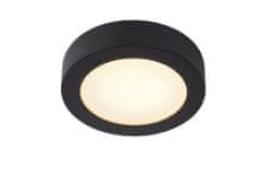 LUCIDE BRICE-LED - Zapustené stropné svietidlo Kúpeľňa - Ø 18 cm - LED Rozm. - 1x11W 3000K - IP44 - Čierna