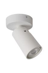 LUCIDE XYRUS - Stropné bodové svietidlo - Ø 9 cm - LED Dim to warm - GU10 - 1x5W 2200K/3000K - White