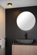 LUCIDE BRICE-LED - Zapustené stropné svietidlo Kúpeľňa - Ø 11,7 cm - LED Rozm. - 1x8W 3000K - IP44 - Čierna