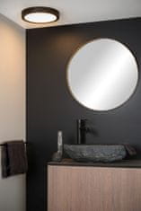 LUCIDE BRICE-LED - Zapustené stropné svietidlo Kúpeľňa - Ø 30 cm - LED Rozm. - 1x30W 3000K - IP44 - Čierna