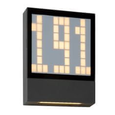 LUCIDE DIGIT - Nástenné svietidlo Vonkajšie - LED - 1x3W 2700K - IP54 - Antracit