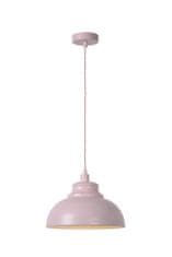 LUCIDE ISLA - Závesné svietidlo - Ø 29 cm - 1xE14 - Ružové