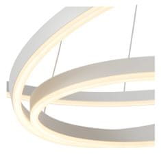 LUCIDE TRINITI - Závesné svietidlo - Ø 80 cm - LED Rozm. - 3000K - biela