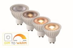 LUCIDE MR16 - LED žiarovka - Ø 5 cm - LED Dim to warm - GU10 - 1x5W 2200K/3000K - White