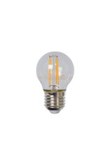 LUCIDE G45 - Vláknová žiarovka - Ø 4,5 cm - LED Rozm. - E27 - 1x4W 2700K - Transparent