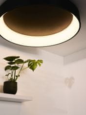 LUCIDE TALOWE LED - Zapustené stropné svietidlo - Ø 80 cm - LED Rozm. - 1x80W 3000K - Čierna