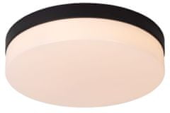 LUCIDE BISKIT - Zapustené stropné svietidlo Kúpeľňa - Ø 28 cm - LED - 1x18W 2700K - IP44 - Čierna