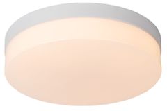 LUCIDE BISKIT - Zapustené stropné svietidlo Kúpeľňa - Ø 28 cm - LED - 1x18W 2700K - IP44 - Biela