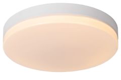 LUCIDE BISKIT - Zapustené stropné svietidlo Kúpeľňa - Ø 40 cm - LED - 1x36W 2700K - IP44 - Biela