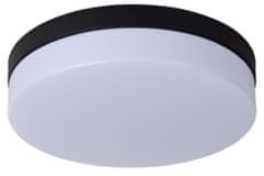 LUCIDE BISKIT - Zapustené stropné svietidlo Kúpeľňa - Ø 28 cm - LED - 1x18W 2700K - IP44 - Čierna
