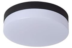 LUCIDE BISKIT - Zapustené stropné svietidlo Kúpeľňa - Ø 23 cm - LED - 1x12W 2700K - IP44 - Čierna