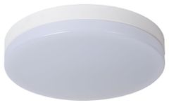 LUCIDE BISKIT - Zapustené stropné svietidlo Kúpeľňa - Ø 40 cm - LED - 1x36W 2700K - IP44 - Biela