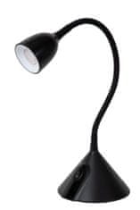 LUCIDE MILO - Stolná lampa - Ø 12 cm - LED - 1x3,2W 3000K - Čierna