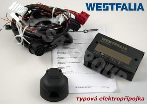 WESTFALIA Typová elektroprípojka Audi A4 sedan 2015-2019 (B9), 13pin, Westfalia