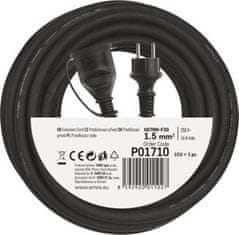 EMOS Predlžovací kábel gumový - spojka, 10m, 3× 1,5mm2