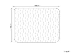 Beliani Chránič na matrac z mikrovlákna 160 x 200 cm PEKTUSAN