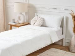 Beliani Hrejivá polyesterová posteľná prikrývka 135 x 200 cm MAZONGSHAN