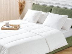 Beliani Hrejivá polyesterová posteľná prikrývka 200 x 220 cm MAZONGSHAN
