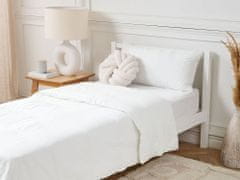 Beliani Hrejivá polyesterová posteľná prikrývka 155 x 220 cm MAZONGSHAN