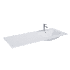 Elita Skappa, nábytkové umývadlo (60+60)x46x2 cm, pravé, biela, ELT-145965