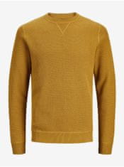 Horčicový pánsky sveter Jack & Jones Cameron XL