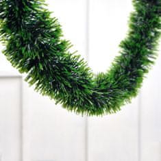 MUVU Reťaz na vianočný stromček, vianočná girlanda, zelená, 6 m