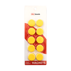 Allboards ALLBOARDS,Magnet na tabule 20mm - Žlutá,MSY20/10
