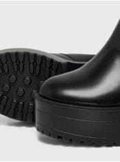 ONLY Čierne dámske členkové topánky na podpätku ONLY Tasha 36