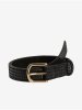Čierny dámsky opasok VILA Vilela Leather Jeans Belt/EF/LS 80