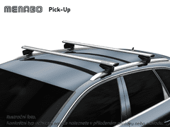 Menabo Strešný nosič Kia Carens IV 03/13-, Menabo Pick-Up