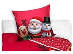 Tip Trade Vianočné obliečky bavlna Pozdravy zo Severného Pólu 140x200, 70x90 cm