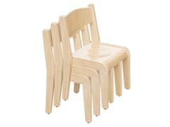 Classic world Detská drevená stolička z bukového dreva