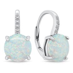 Brilio Silver Pôvabný set šperkov so syntetickými opálmi SET250W