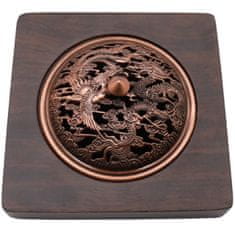 Feng shui Harmony Kadidlo drak a fénix z čierneho santalového dreva