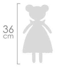 DeCuevas - Plyšová bábika NIZA - 36 cm s kolískou