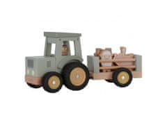 Little Dutch Traktor s prívesom drevená Farma